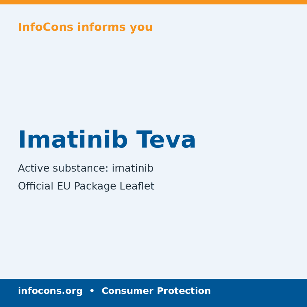 Imatinib Teva - Package Leaflet - InfoCons