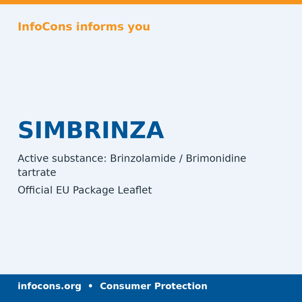 SIMBRINZA - Package Leaflet - InfoCons