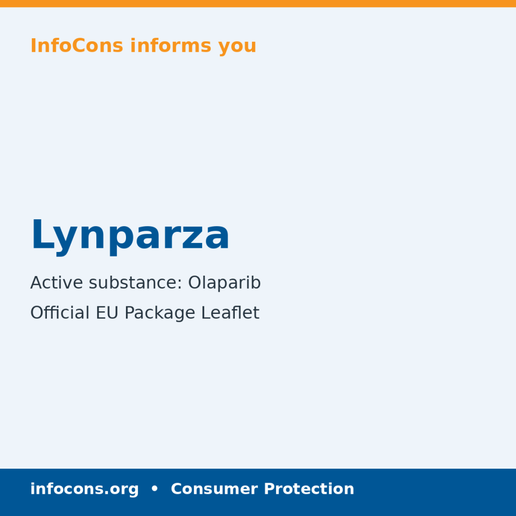 Lynparza - Package Leaflet - InfoCons
